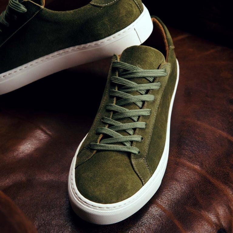 Alt="Errant sneakers i navy grøn"