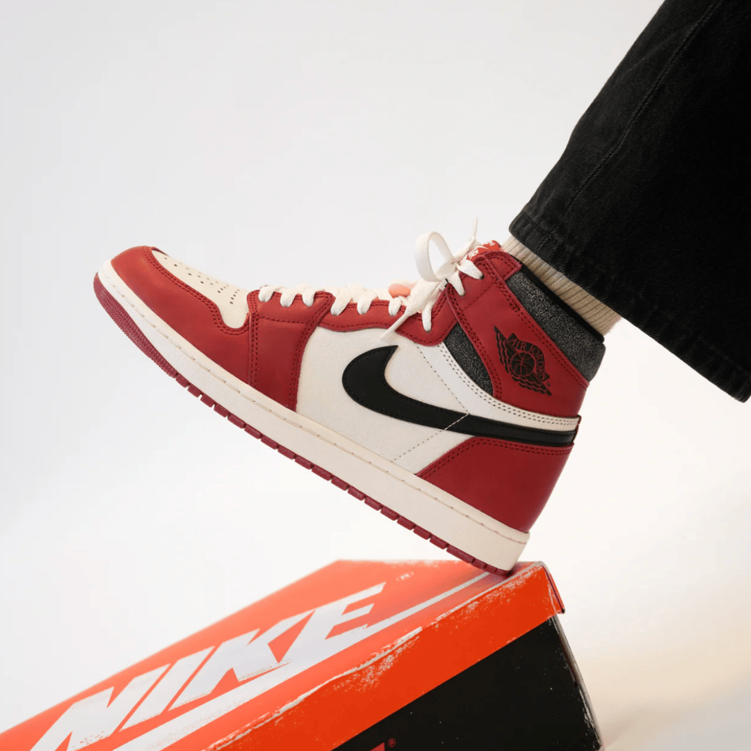 Røde sneakers 